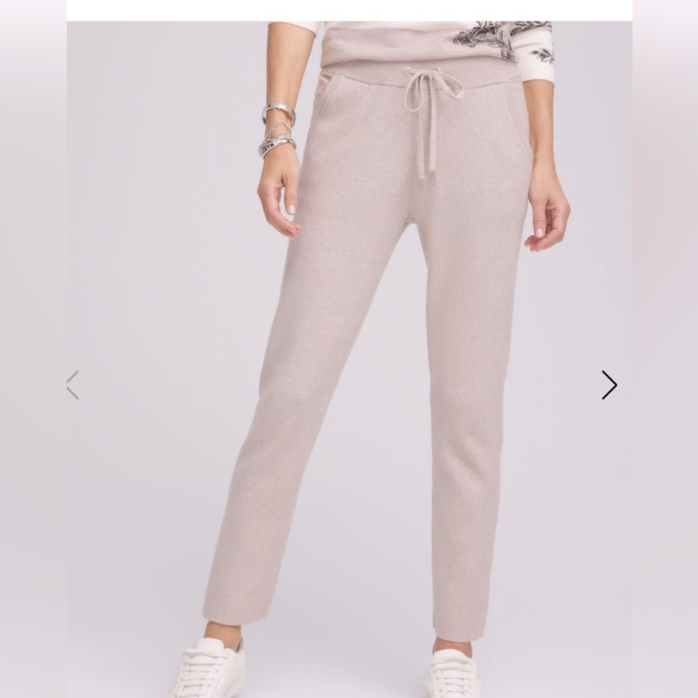 Chico’s Zenergy cotton cashmere straight leg ankle pant size 2R